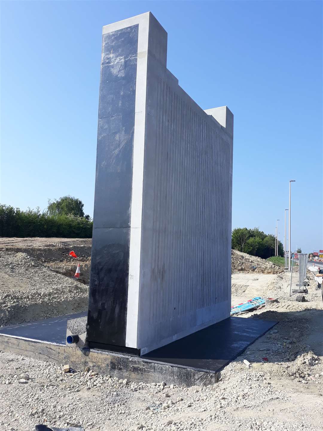 Part of the footbridge along the A2070. Picture: Highways England (11300898)