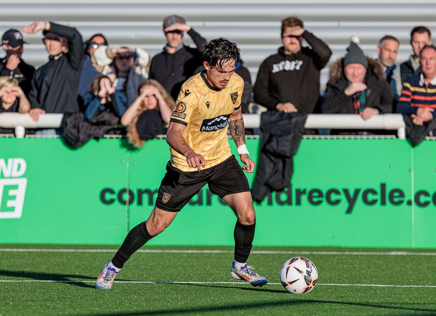 Maidstone's ex-Aveley man Jon Benton faces his old club tonight. Picture: Helen Cooper