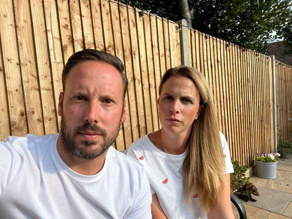 Lee and Emma Briggs, from Maidstone, are locked in a battle with David Lloyd. Picture: Emma Briggs