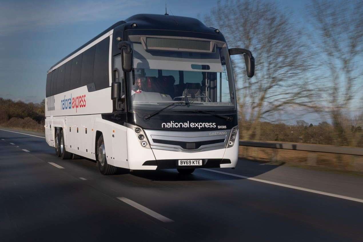 National Express launches service to Stansted Airport from Canterbury,  Maidstone, Chatham and Bluewater