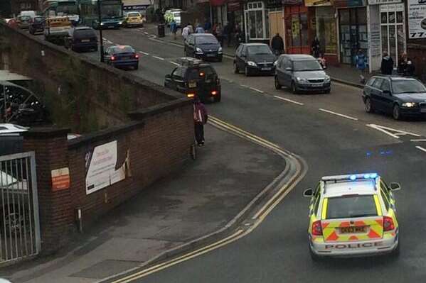 Police were called to Tonbridge station.