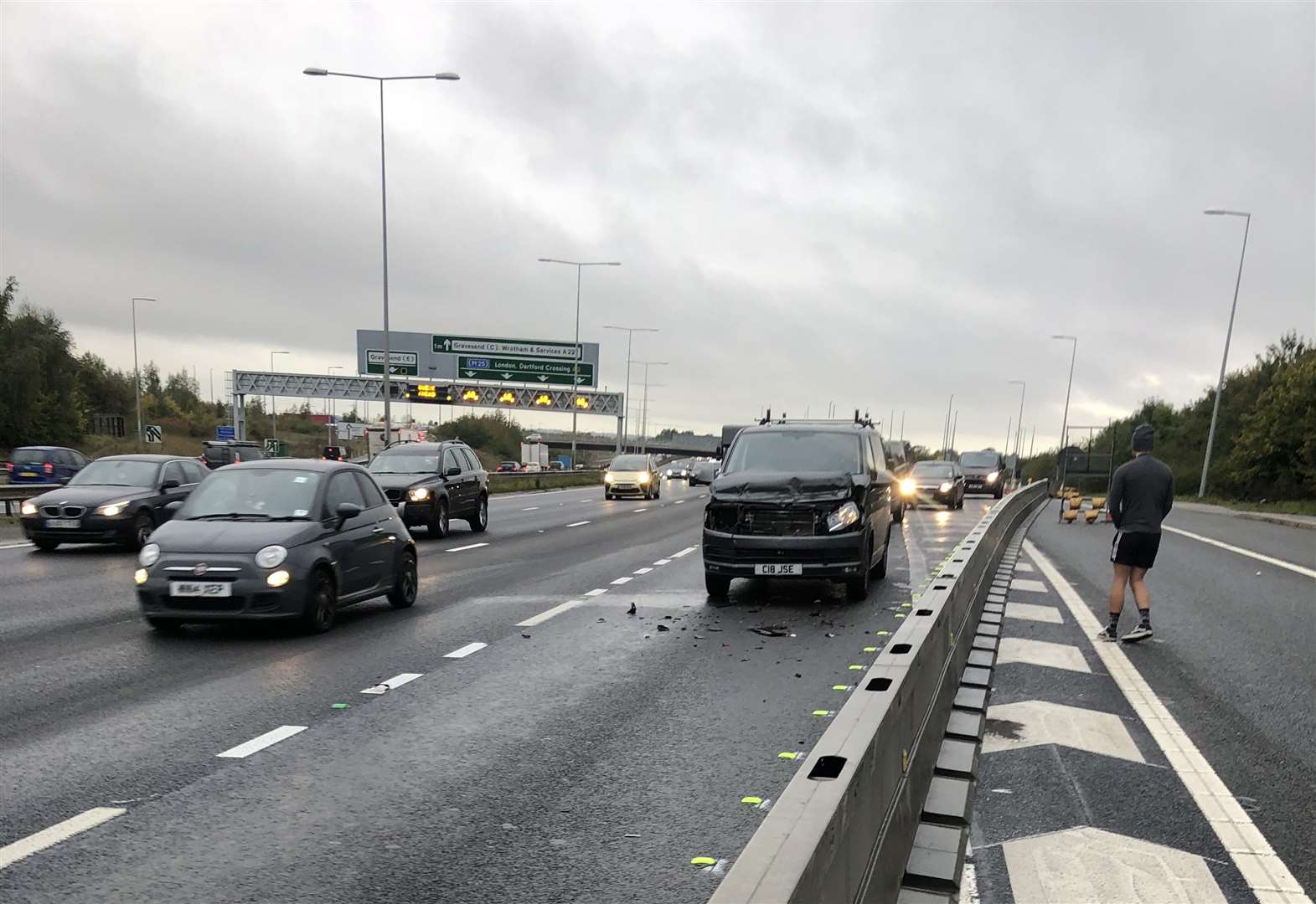 Gravesend motorist hits out at 'death trap' barriers removed from A2 at ...