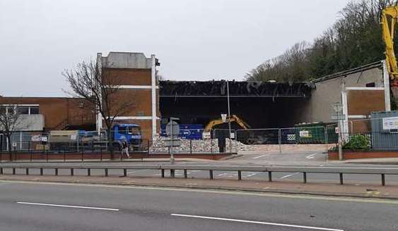 Dover Leisure Centre was torn down on the site in 2020