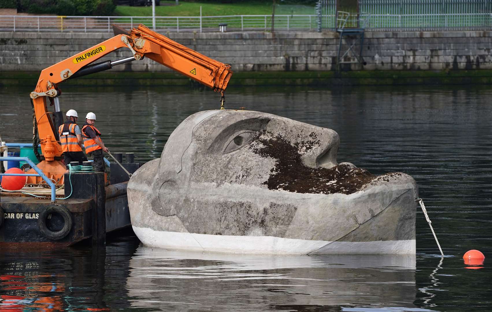 The sculpture lay forgotten for decades (Andrew Milligan/PA)