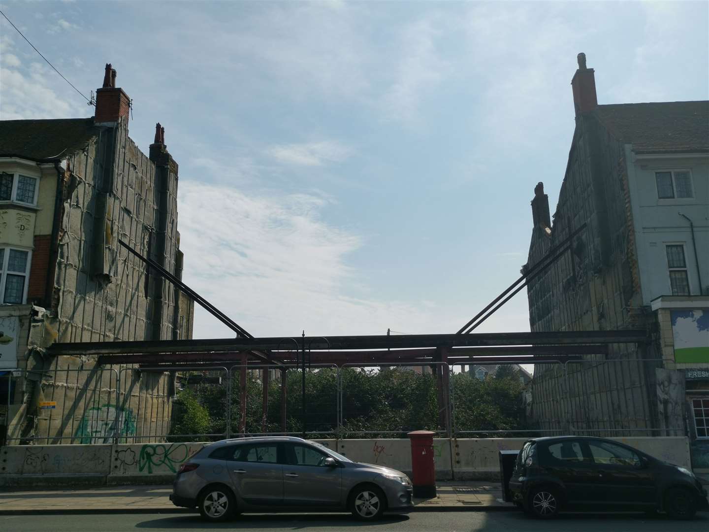 The site on Northdown Road which could be transformed into a new 45-bed hotel