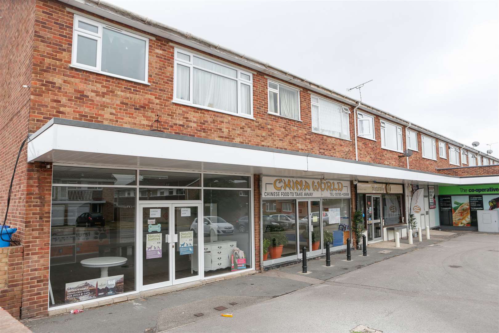 The burglary happened at Grove Park shopping parade in Sittingbourne