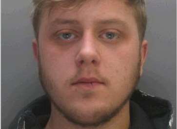 Nathan Waller, 18, of Maes Meurig in Anglesey, Wales, was sentenced to two years. Pic: Kent Police