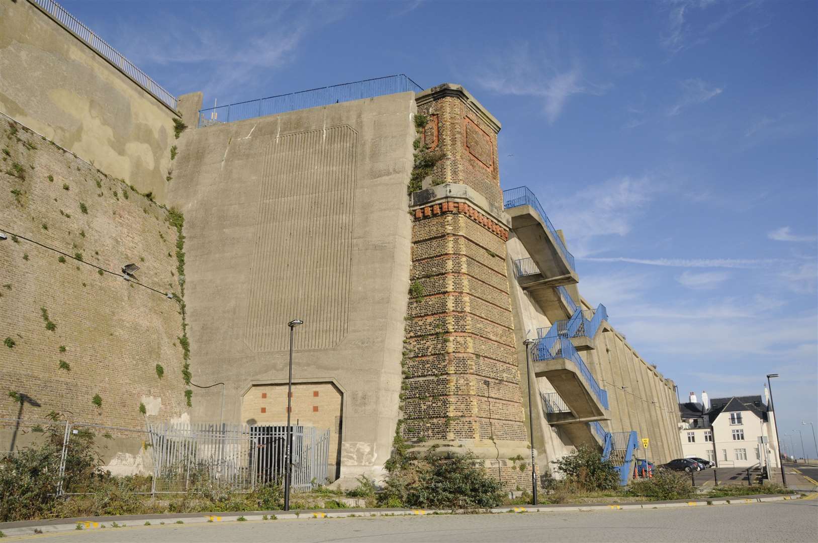 The entrance to the cliff tunnels in Ramsgate