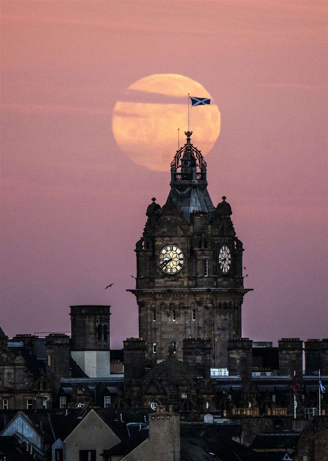 Balmoral Clock in Edinburgh (Jane Barlow/PA)