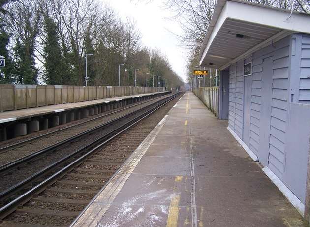 East Malling station. Library image.