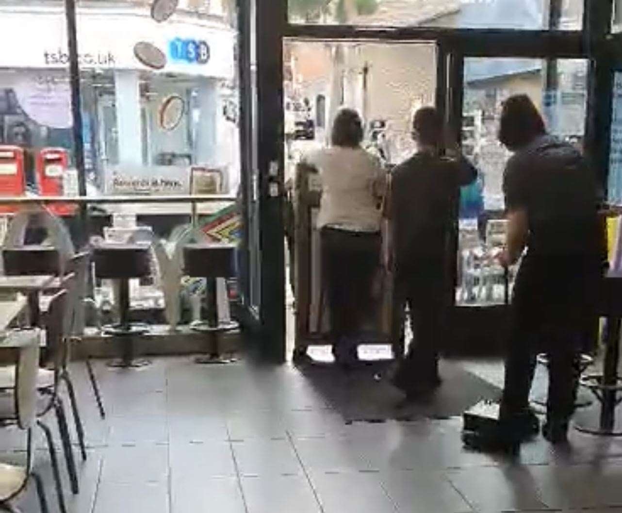 Chatham McDonald's staff barricading the fast-food chain's door to keep anti-social youths out