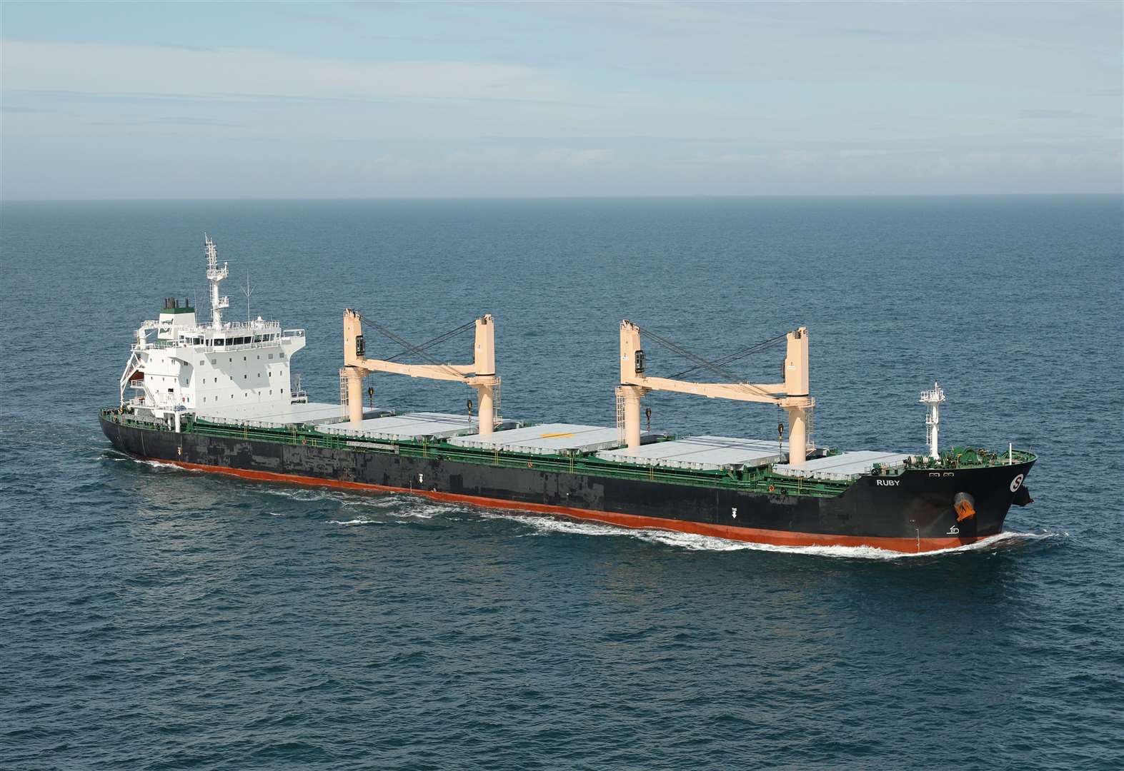 Stranded cargo ship Ruby, anchored in North Sea off Kent coast near Margate, poses ‘no threat’ in its current state