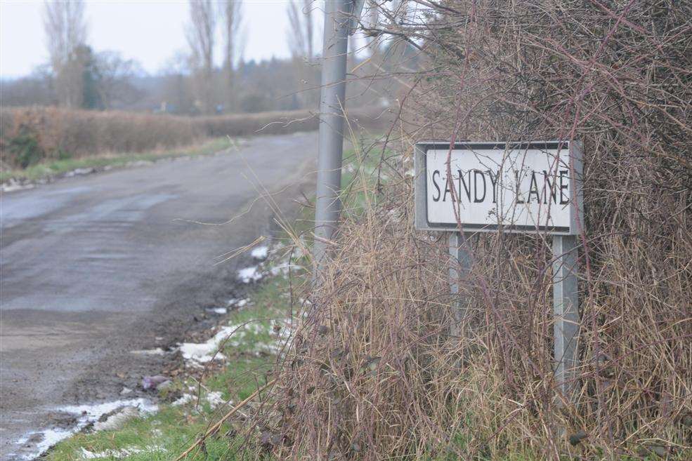 Sandy Lane, Great Chart in Ashford, where some of the drugs were seized