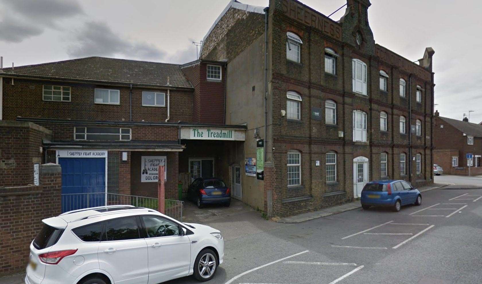 Scaffolding was removed and stolen from The Treadmill gym in Railway Road, Sheerness. Picture: Google Maps