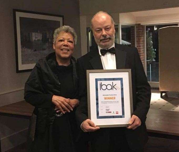 Steve and Amanda Jones were recognised at the Independent Business Awards Kent in 2017