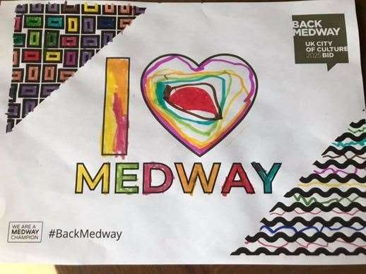 Freya's drawing. Picture: Medway 2025