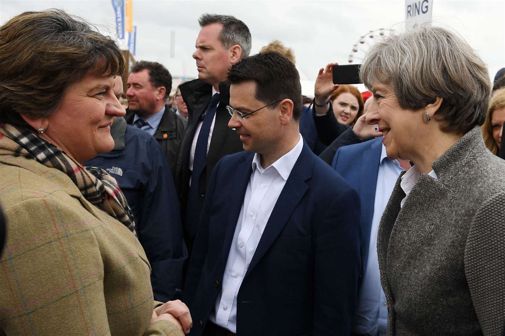 Theresa May paid tribute to James Brokenshire (Stefan Rousseau/PA)