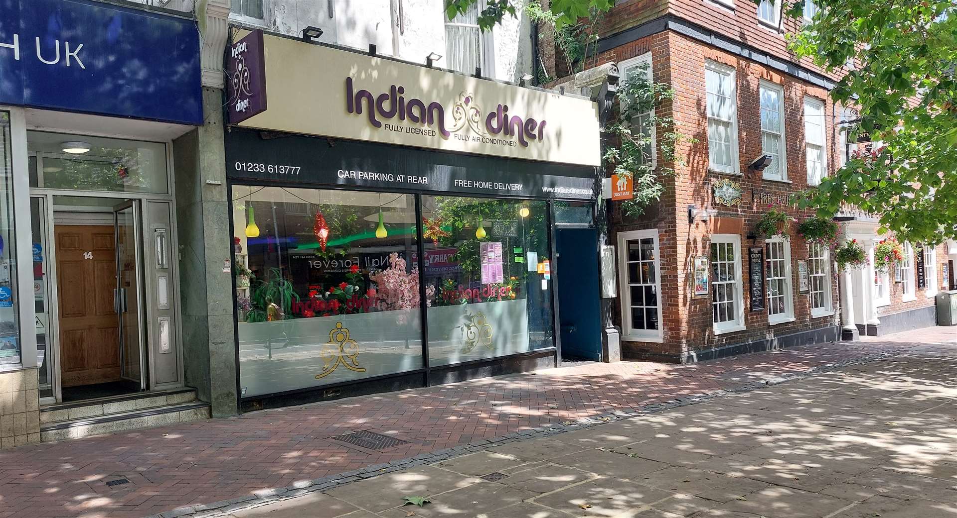 Indian Diner in Ashford's Lower High Street