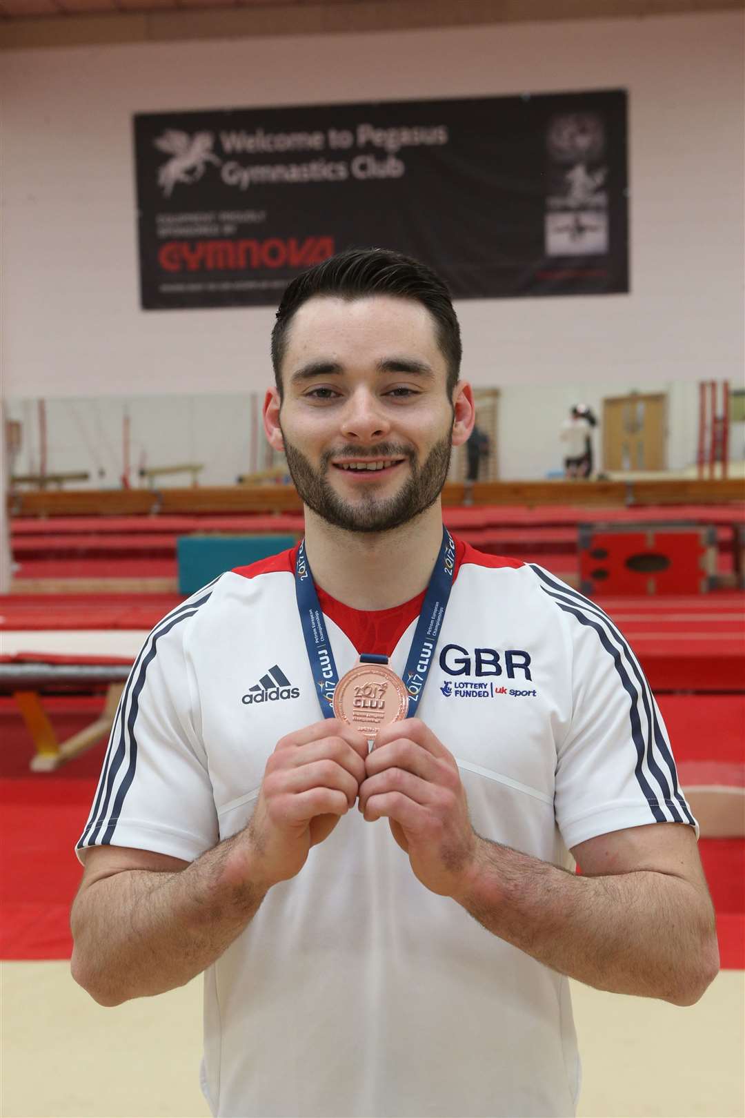 Maidstone's James Hall may have been born in Australia but after moving to the town as a toddler his love of gymnastics was triggered at the Pegasus Gymnastics Club in Maidstone where he's trained since he was seven