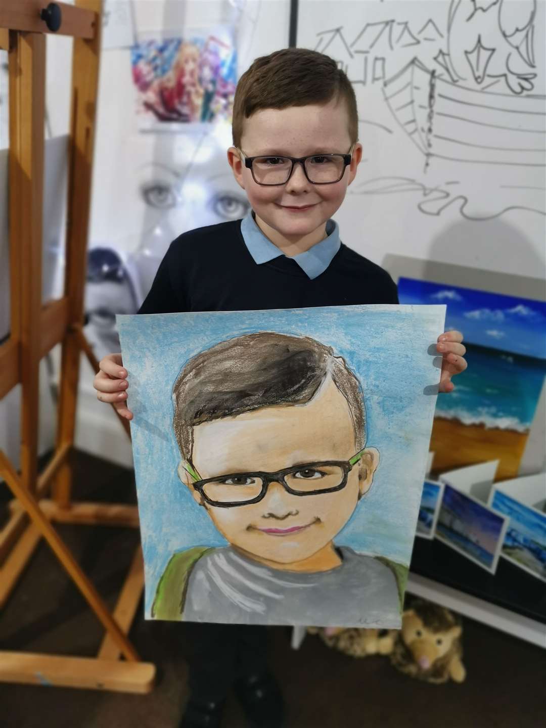 Ramsgate child prodigy, seven, nicknamed Vincent Van Gogh for his