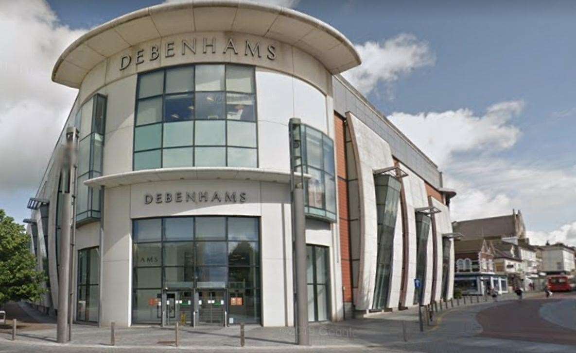 The assaults happened at County Square Shopping Centre in Ashford. Picture: Google