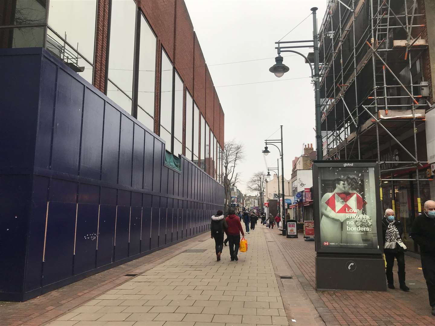 The former Debenhams site in Chatham High Street