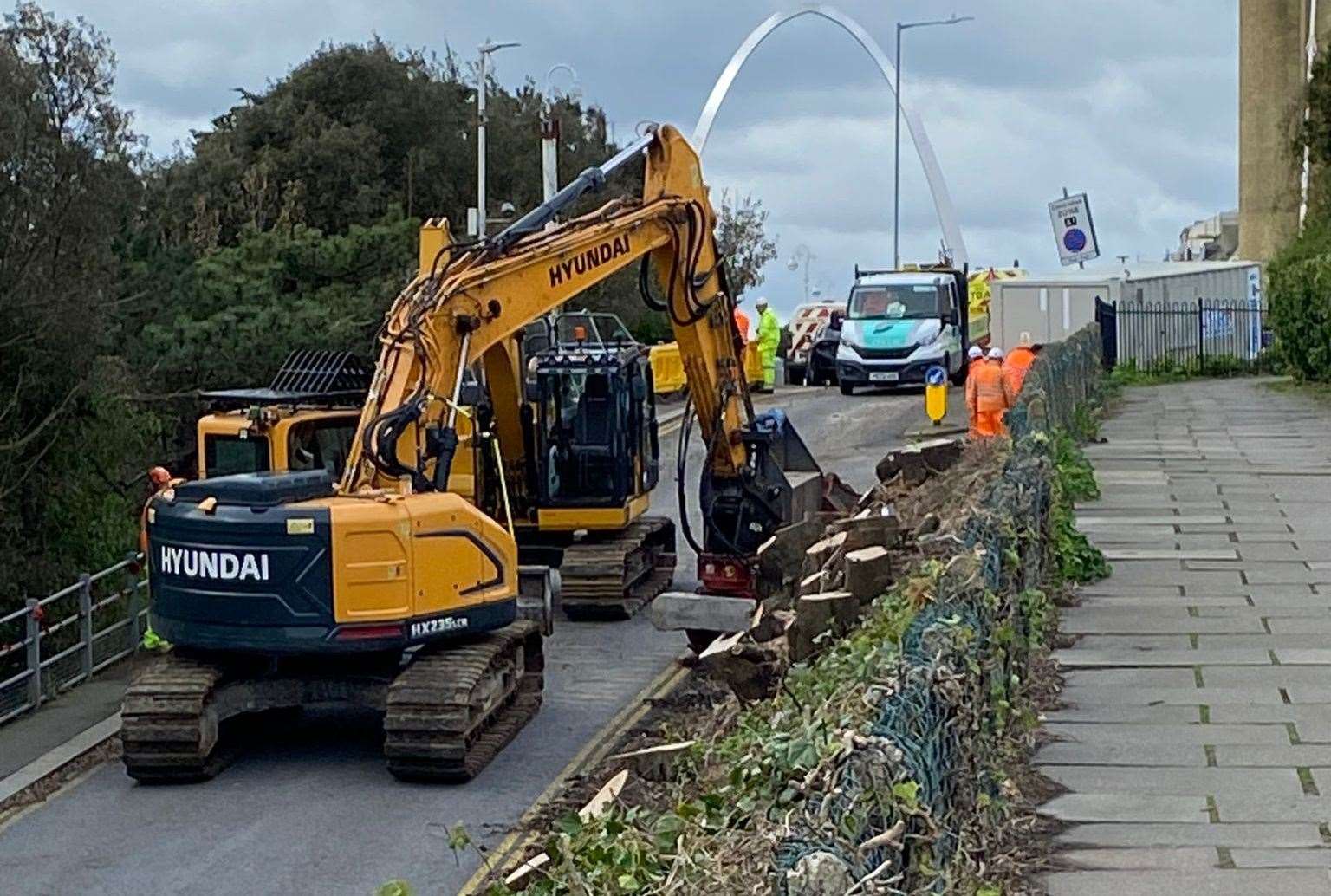 Kent County Council has previously said the Road of Remembrance could be closed for several months