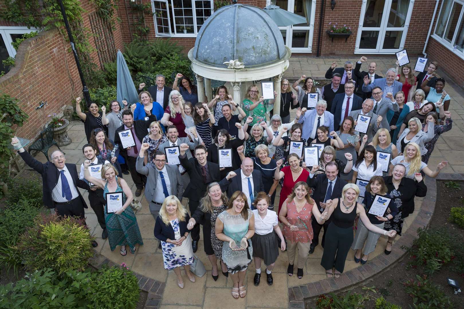 Winners of the Kent Literacy Awards 2018 at Hempstead House Hotel & Spa, Bapchild, Sittingbourne. (2711734)