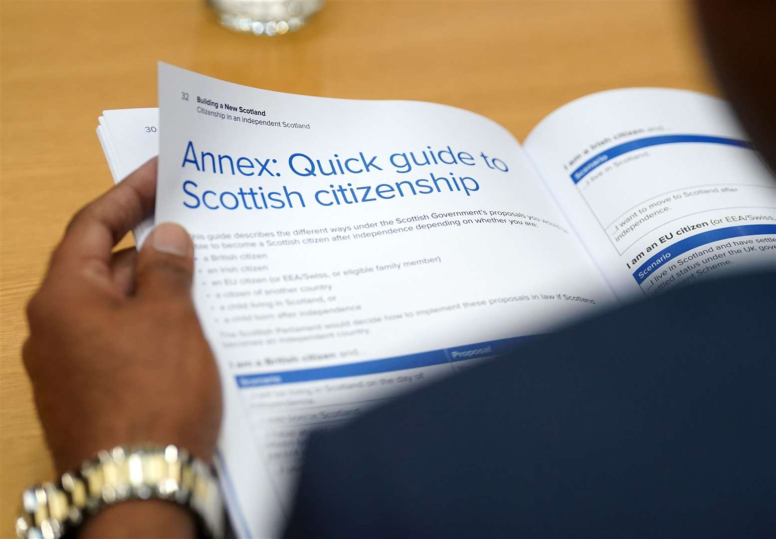 Plans for an independent Scotland to have a migrants commissioner were contained in a Scottish Government paper on citizenship (Andrew Milligan/PA)