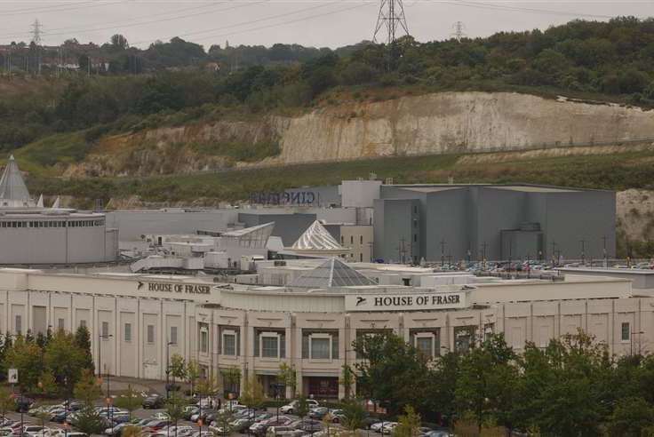 House of Fraser was at Bluewater for 25 years. Picture: Jim Rantell