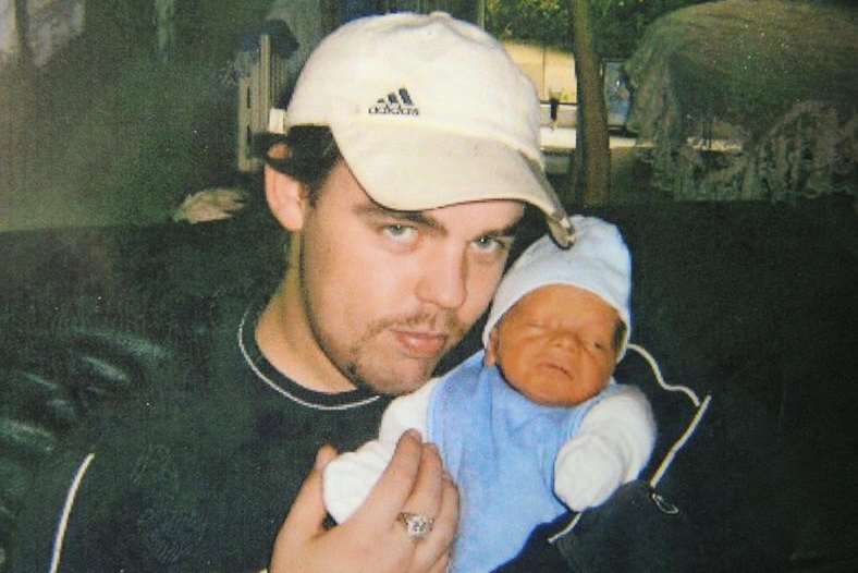 Marc Fuller, with baby son Harvey