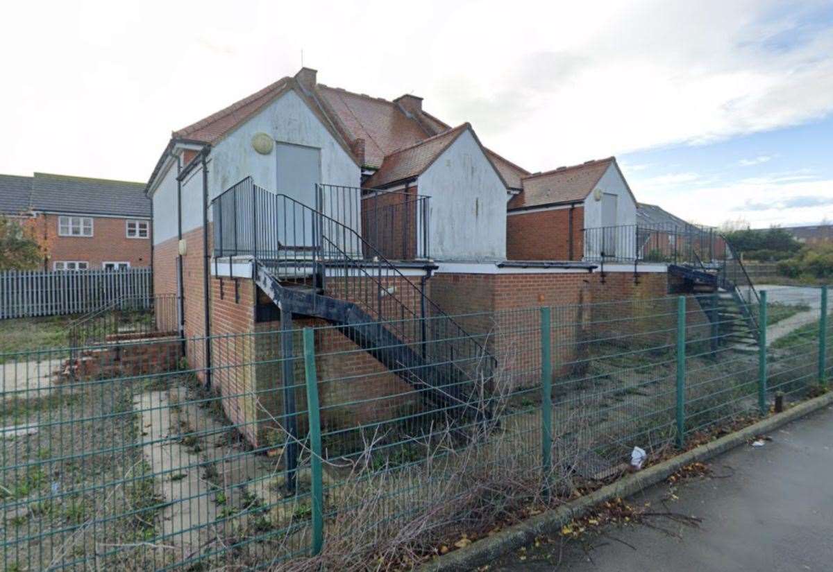 Abandoned Office Near Park Off Stanley Road, Cheriton, Folkestone 