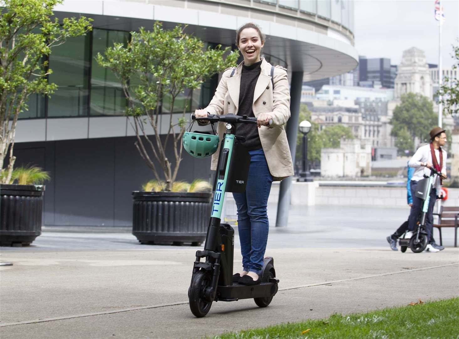 Launch of the new Tier e-scooter took place in central London on Tuesday (Tier/PA)