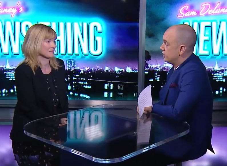 Rosie Duffield interviewed on Russia Today's News Thing. #newsthing