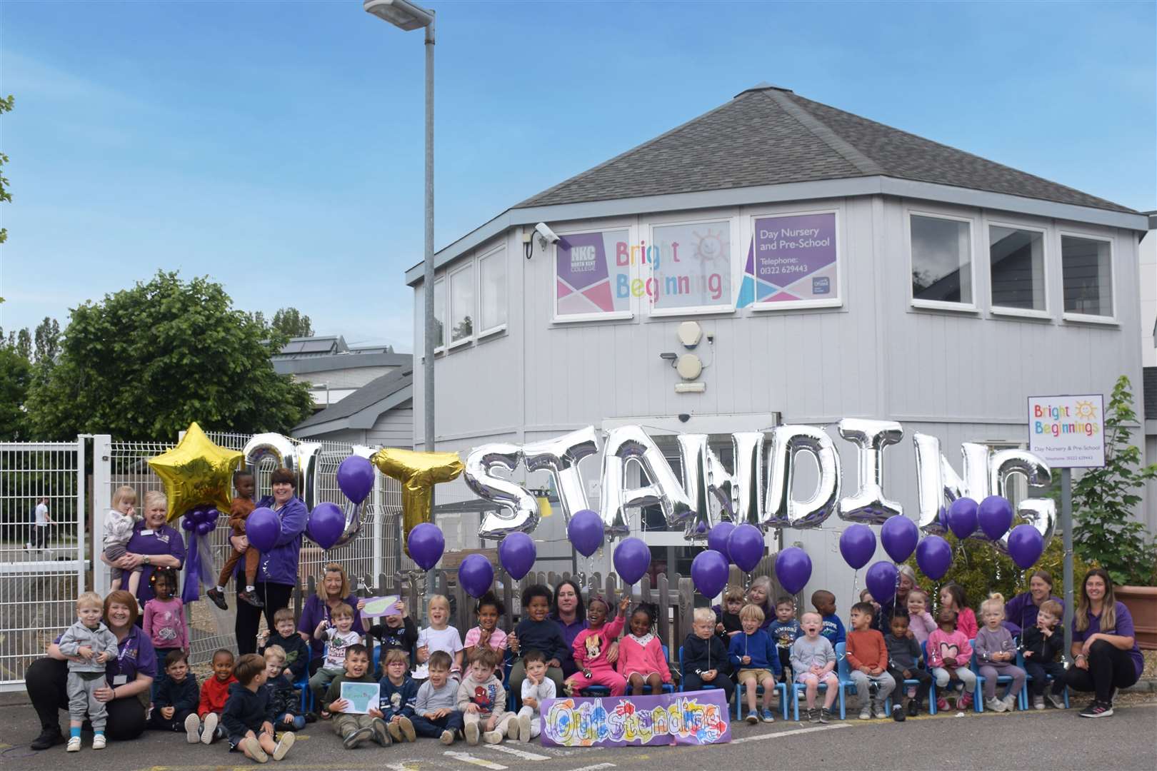 Bright Beginnings Nursery, which is based in North Kent College’s Dartford Campus, has been rated "Outstanding" by Ofsted. Picture: North Kent College