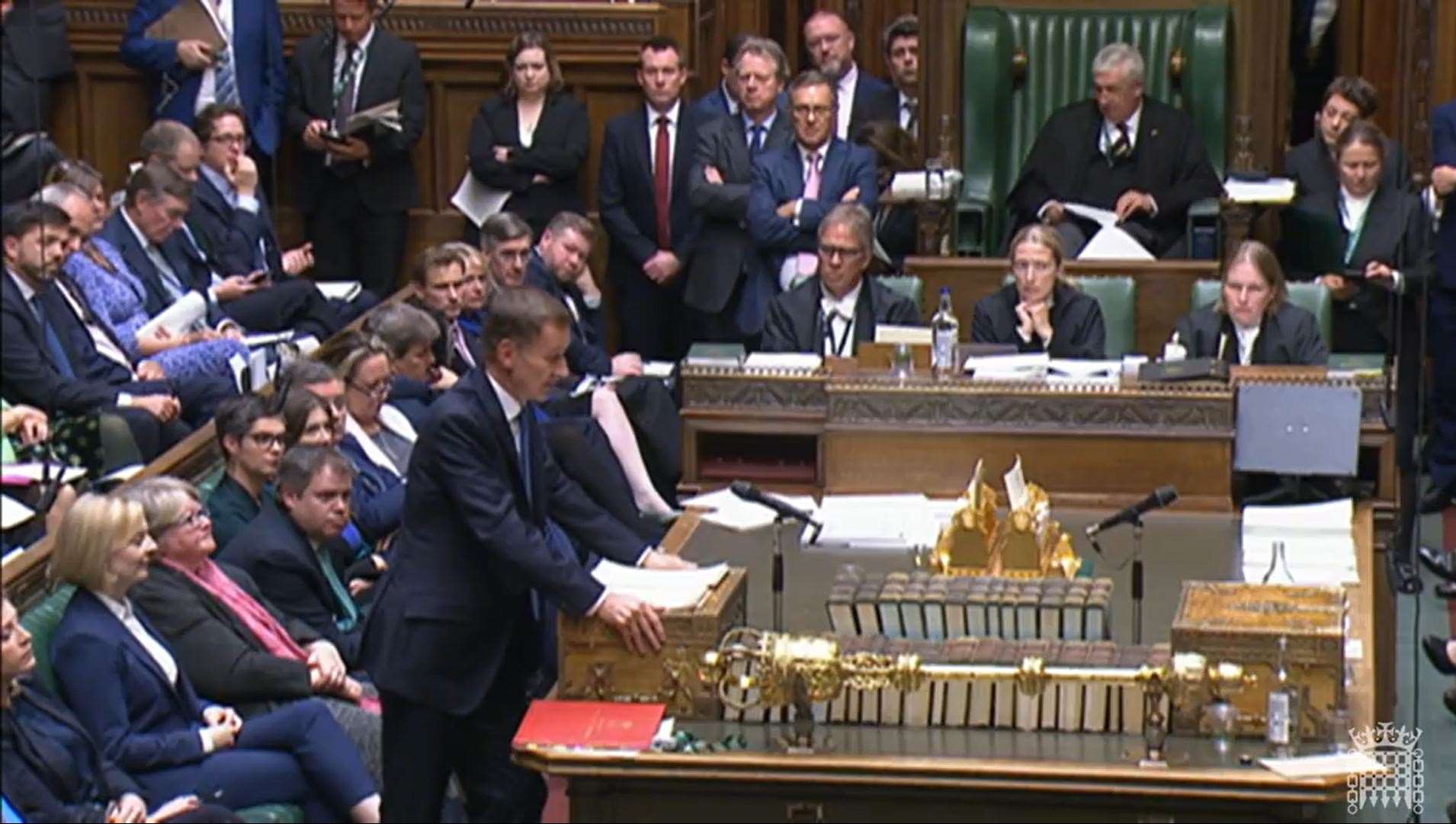 Jeremy Hunt addresses the House of Commons (House of Commons/PA)