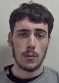 Oliver Hills, of Eastway, Hackney, was sentenced to 14 months in a young offenders' institution. Picture: Kent Police