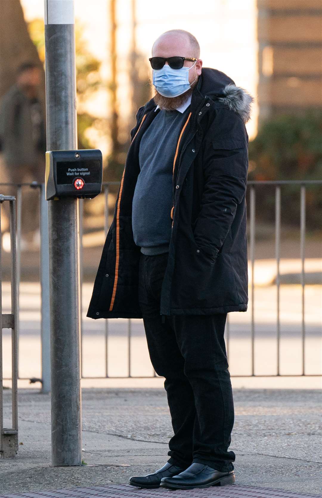 Hertfordshire Police officer James Ford arrives at Cambridge Crown Court, where he is charged with raping a young girl before later deliberately erasing data from his phone (Joe Giddens/PA)