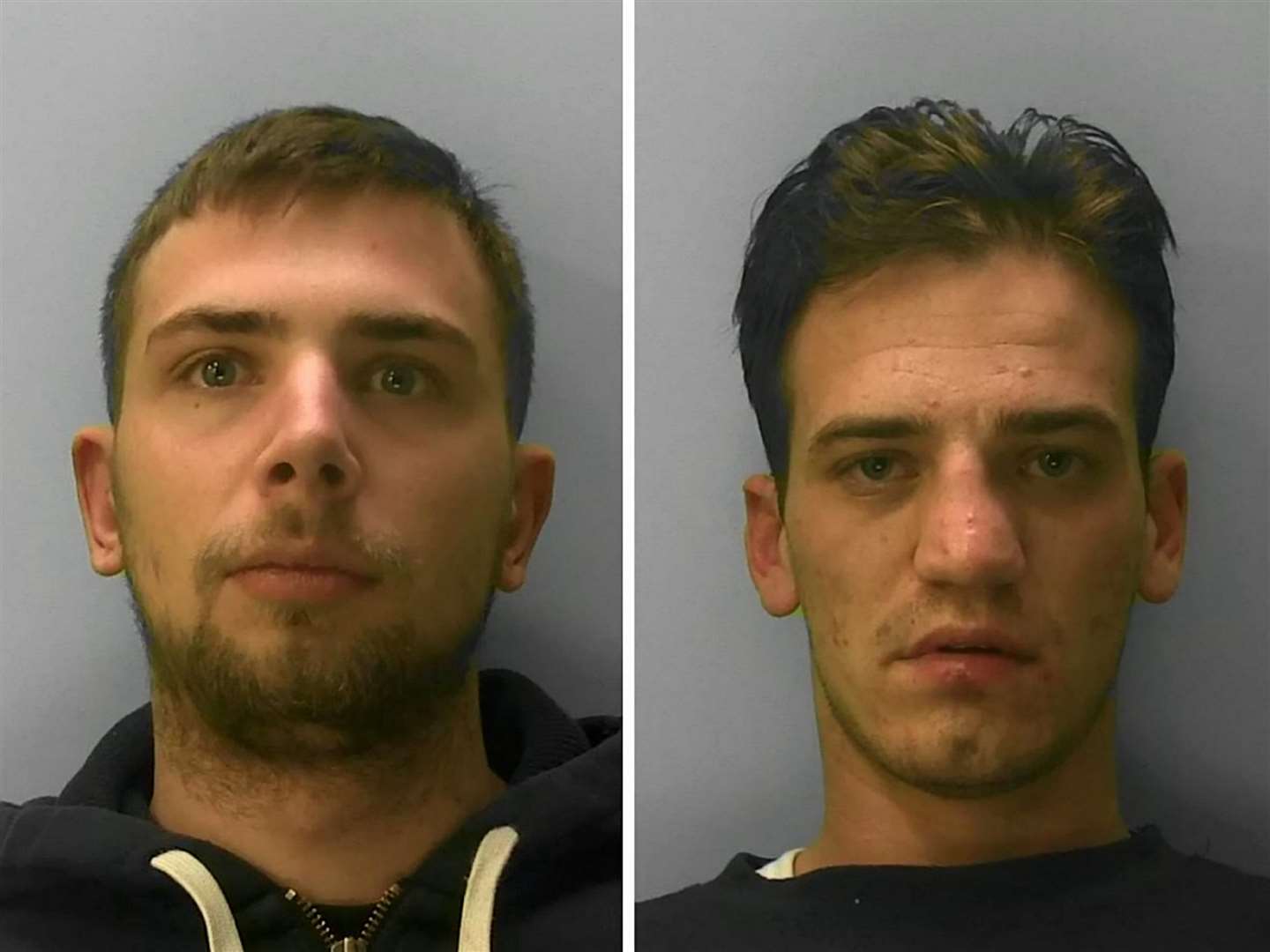 Thomas Munday, 25, and Billy Draper, 22. Picture: Sussex Police/SWNS