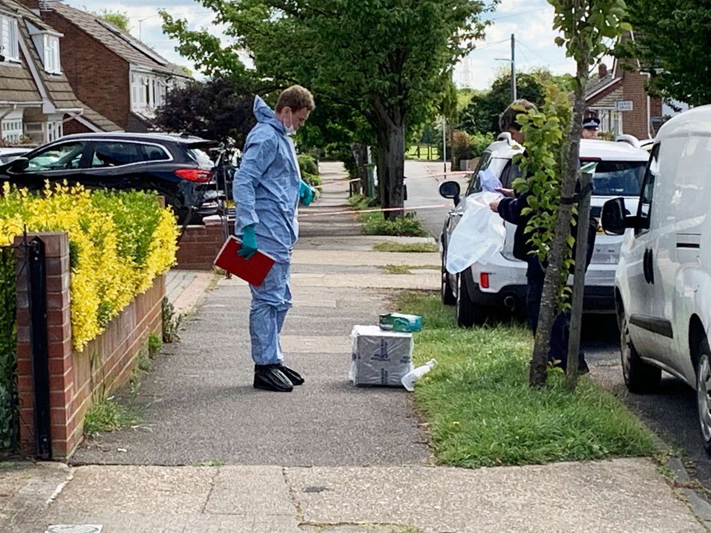 Forensic investigations have been taking place (Tom Pilgrim/PA)