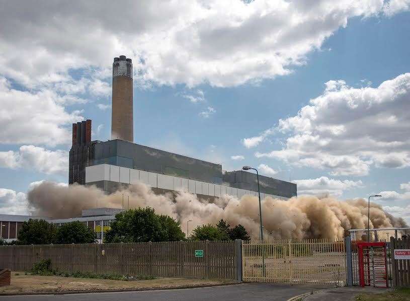 The turbine hall was blown up last year