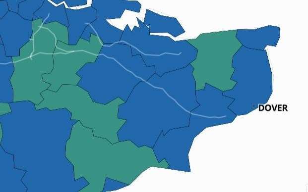 Infection rates continue to plummet across Kent