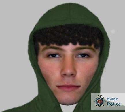 A computer generated image of a serial flasher operating in Rainham and Gillingham