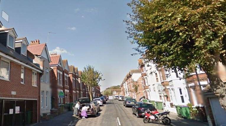 Watkin Road, Folkestone, where a man was stabbed (10381252)
