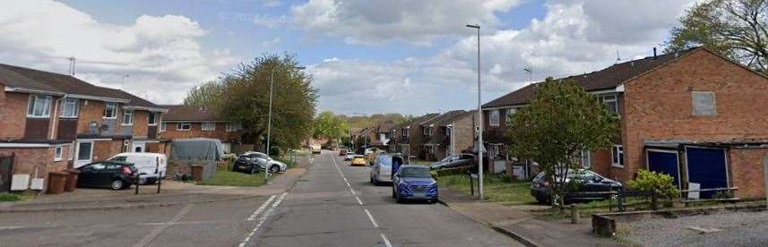 The crash happened this morning in Clandon Road. Picture: Google Maps