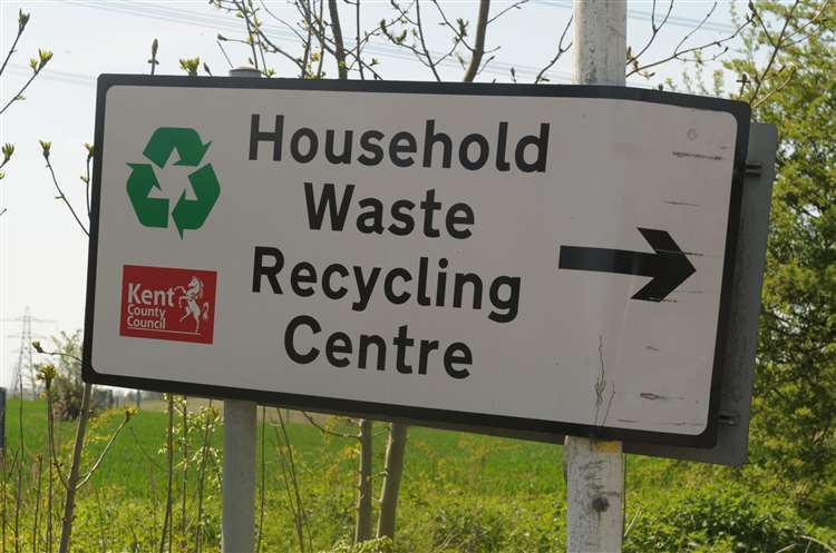 The tip slots in Kent as Household Waste Recycling Centre appointments