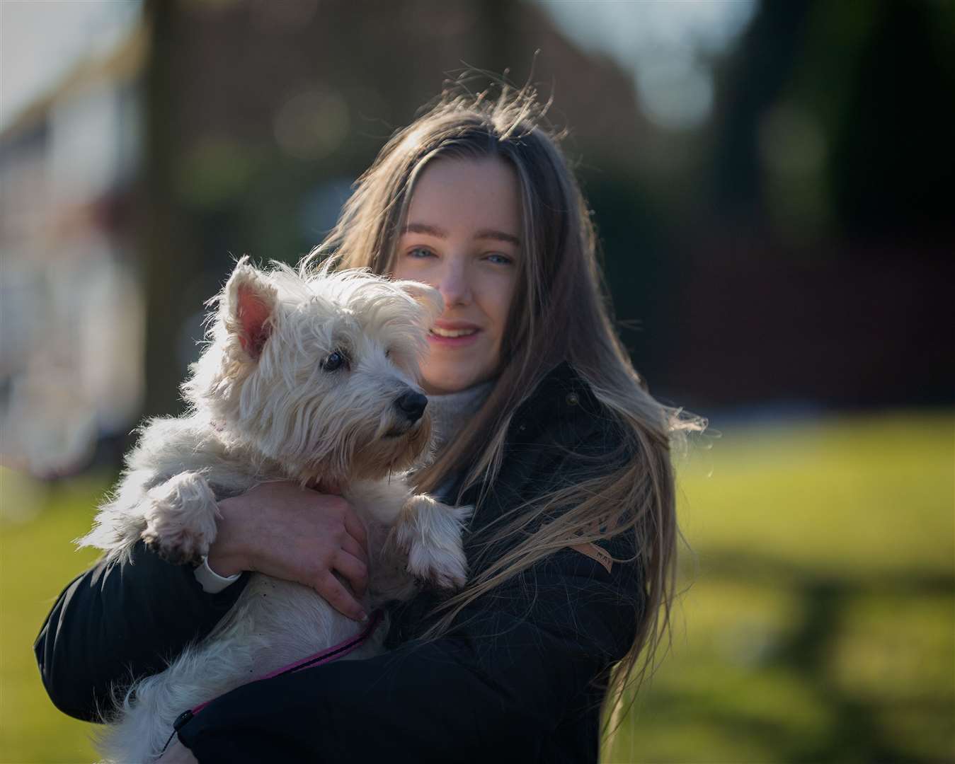 Lauren and Westie Poppy. Picture by Nizar Birch (7635828)