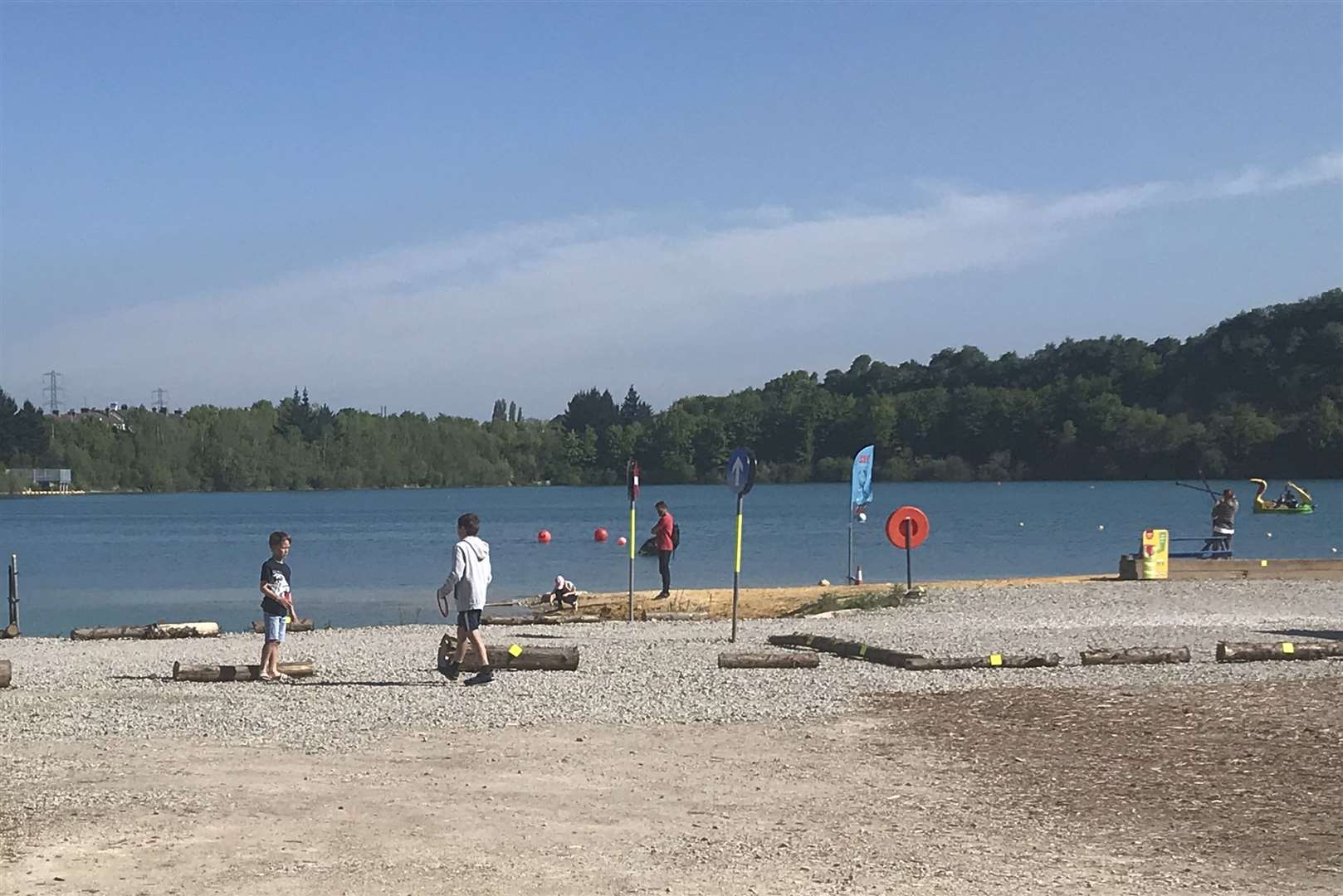 St Andrews Lake in Halling, pictured on a sunnier day