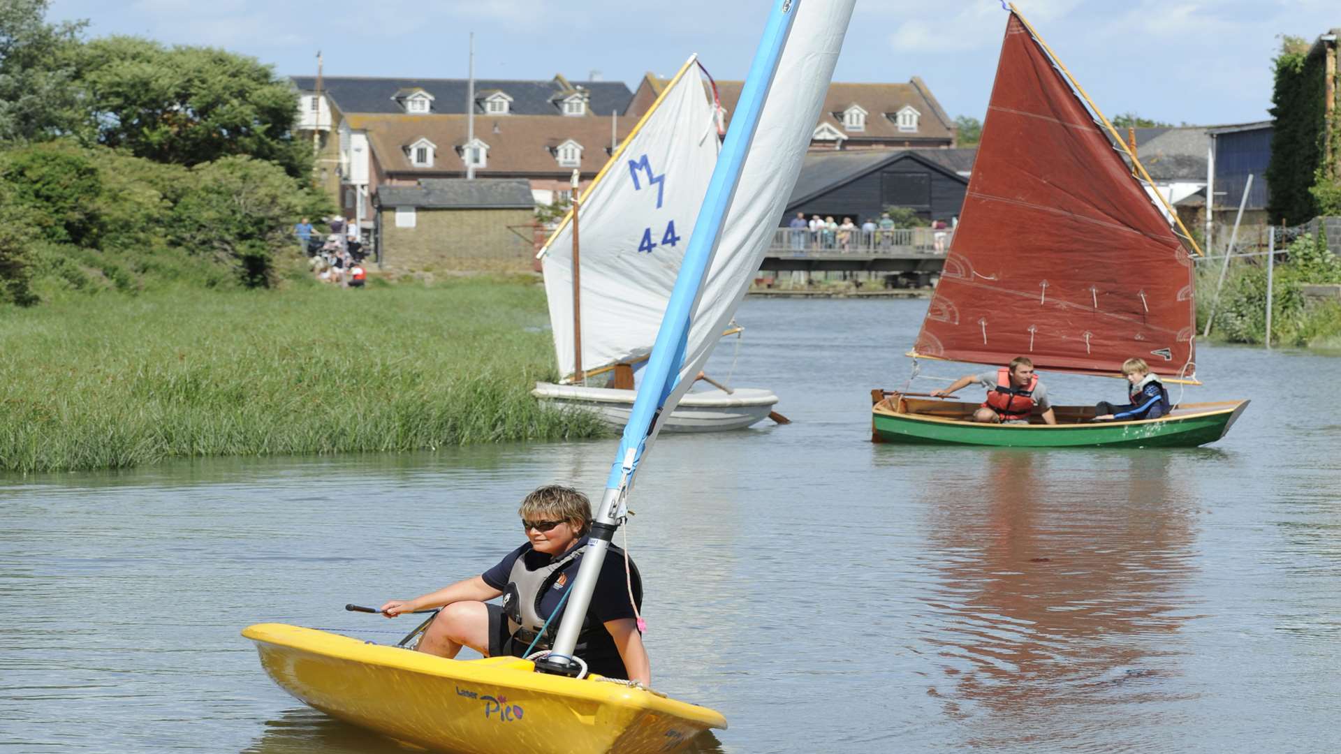 Messing about on the water at Faversham Creek