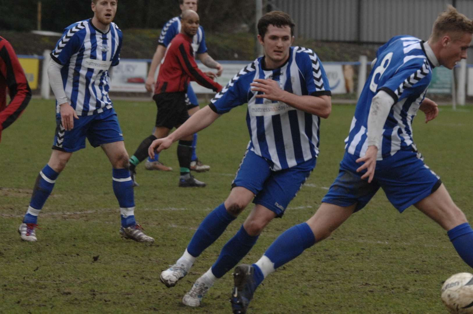 Herne Bay in action against Erith Town in the Kent League at Winch's Field Picture: Chris Davey